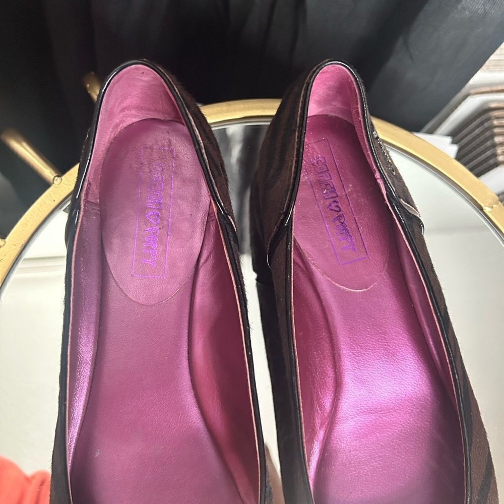 Coach Poppy Randy Calf Hair Ballet Flat - Picture 3 of 7